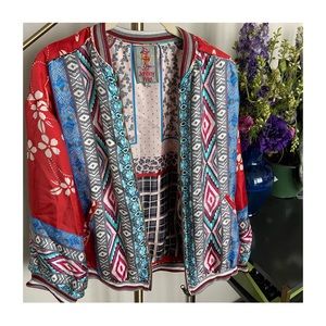 Beautiful Reversible Johnny Was Bomber - Worn Once